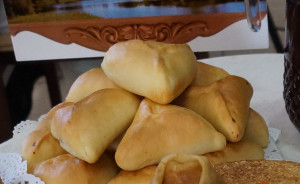 самса с картошкой и грибами
